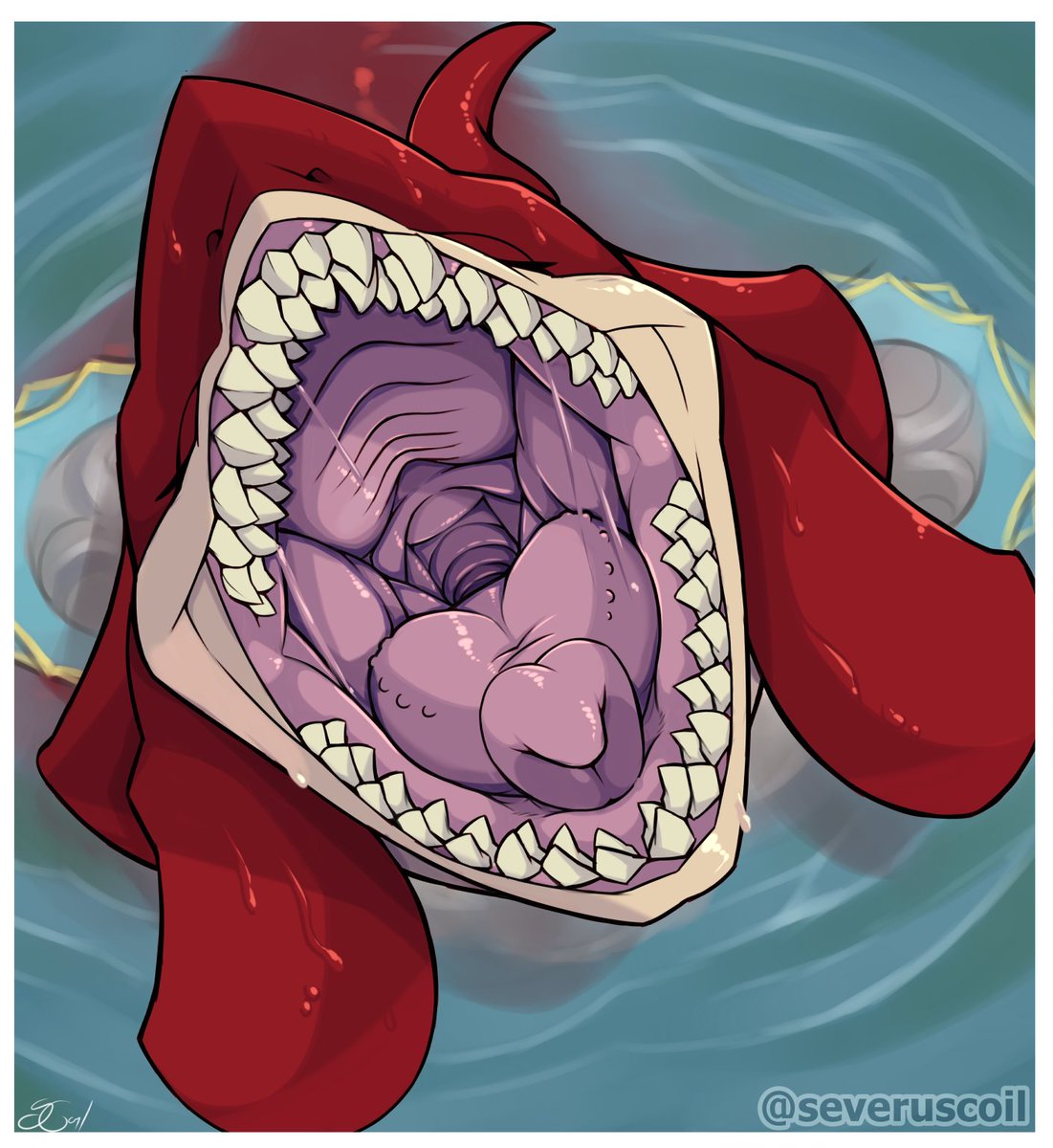 There's not enough Prince Sidon vore pictures.I fixed that. 