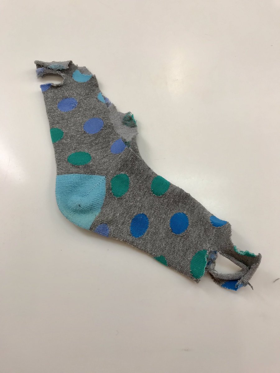 VinceSimsNBC5's tweet photo. SOCK MASK!!! 😷 🧦 with my large collection I’ve only lost one. I held on to the match hoping its mate would return. It did not. So now I’ve repurposed it!!! (I’ll post tutorial I used in comments) #sockmask #sockgamestrong #nextlevelsockgame #sockministry #simssockministry https://t.co/ATJKAvA18X