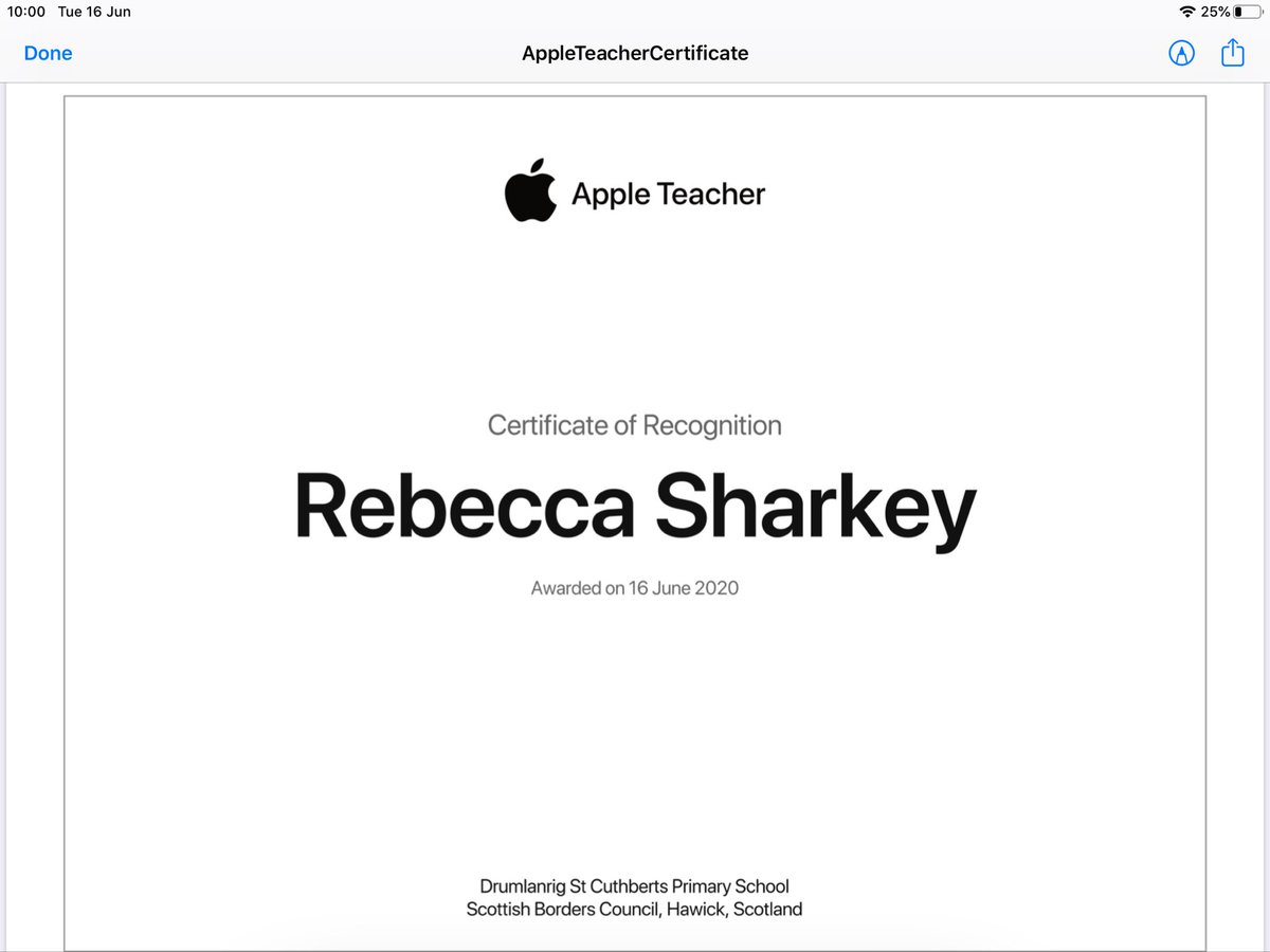 DrumlanrigPS's tweet photo. Congratulations to Mrs Watson and Mrs Sharkey for gaining their Apple Teacher Award! This is a fantastic achievement and we are very proud of them. #InspireLearning https://t.co/ahaWDZJwn8