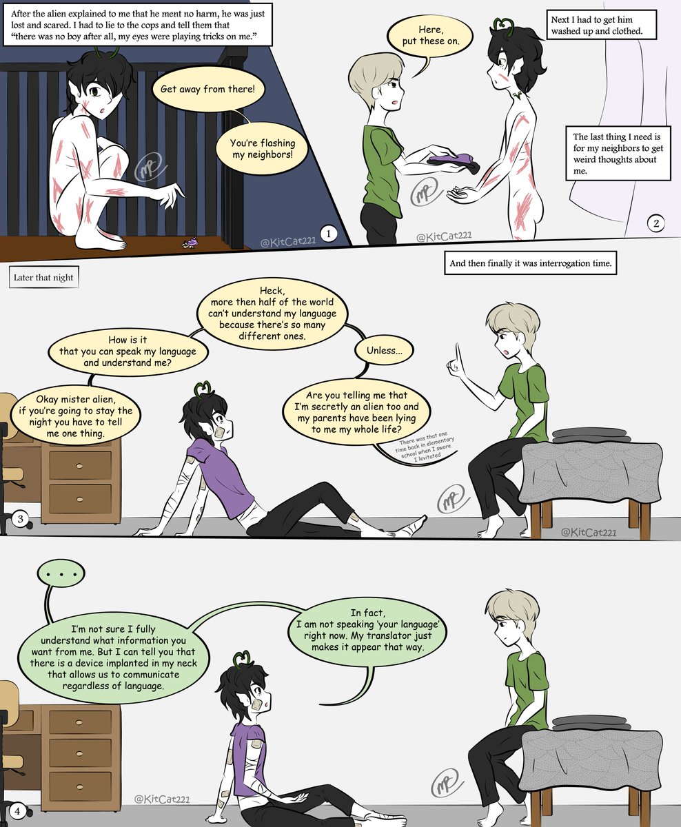 KitCat221's tweet image. #VMINAU #HelloMyAlien Chp2 Jimin interrogates his new alien friend to learn more about him.

#VMIN #JIMIN #V #TAEHYUNG #BTS #vminfanart #btsfanart