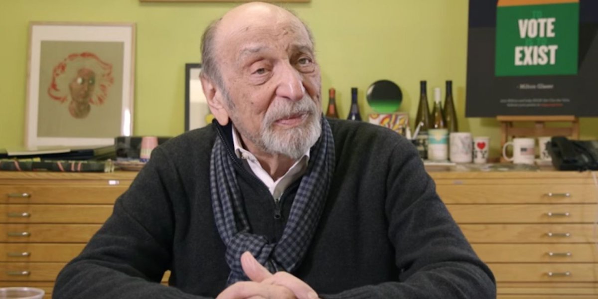 En el día de hoy a la edad de 91 años fallece el diseñador #MiltonGlaser quien creara uno de los logos más emblemáticos de la historia de DC Comics que fue utilizado desde 1976 hasta 2005.