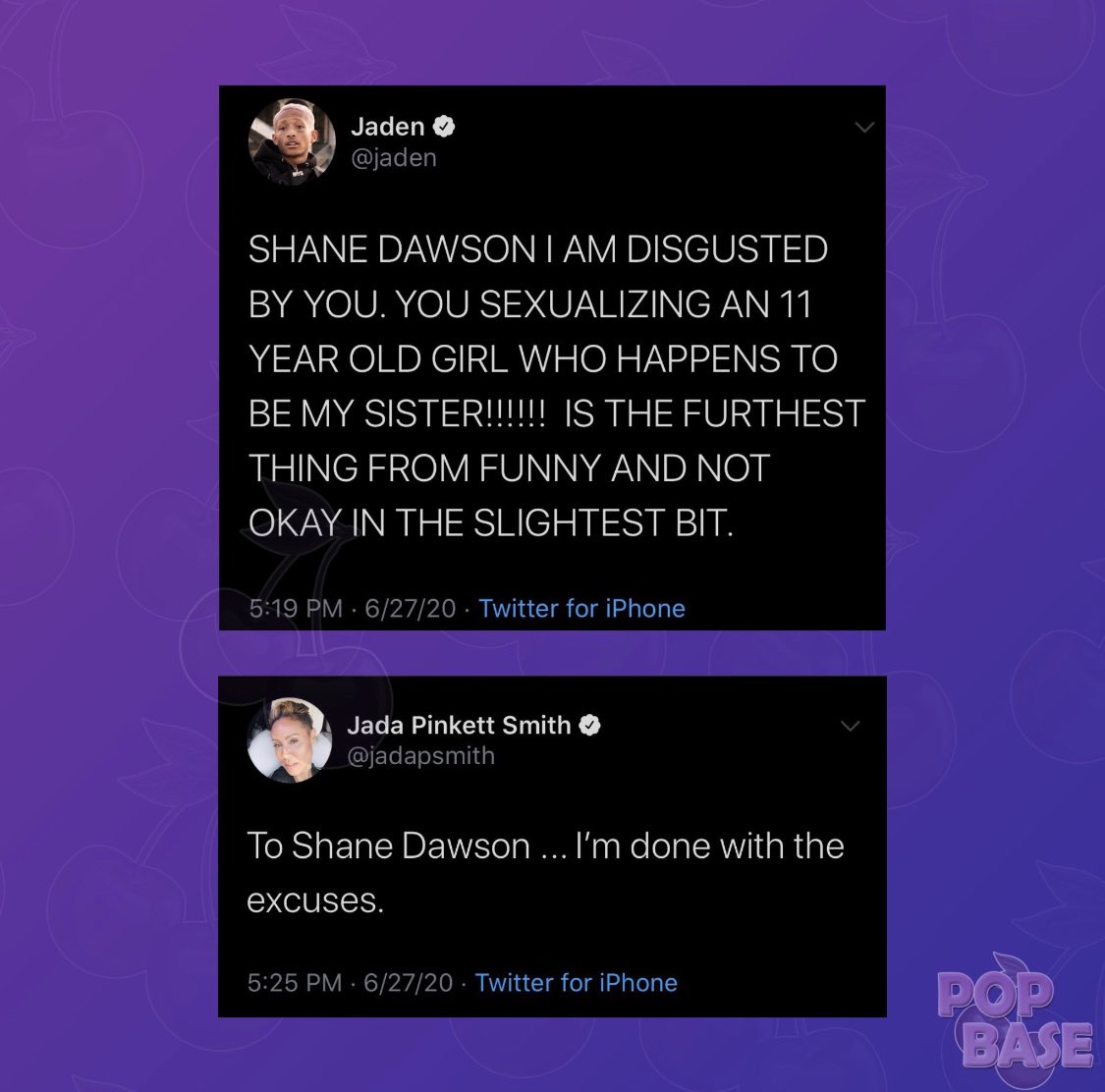 Jaden Smith BLASTS Shane Dawson & His Old Video On Sis Willow Smith: You  S*xualizing n 11-Year-Old