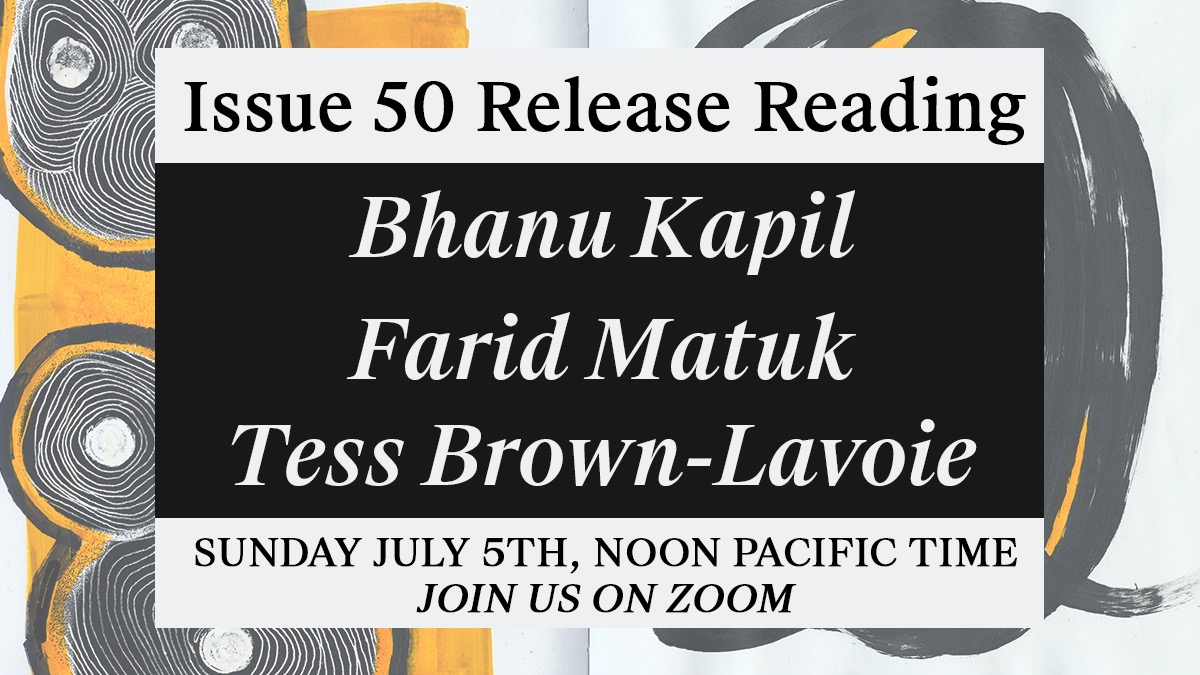 berkeleypoetryr's tweet photo. Thank you for receiving our new issue so warmly! We will be holding a virtual release reading with @foreverbanquo, @Thisbhanu, &amp; @matuk_farid on July 5th, 2020 at 12 PM (Pacific Time). We can’t wait to commune with you all 🌾zoom link to follow 💫https://t.co/ZDeUpuwtCD https://t.co/jKatZ2A8BX