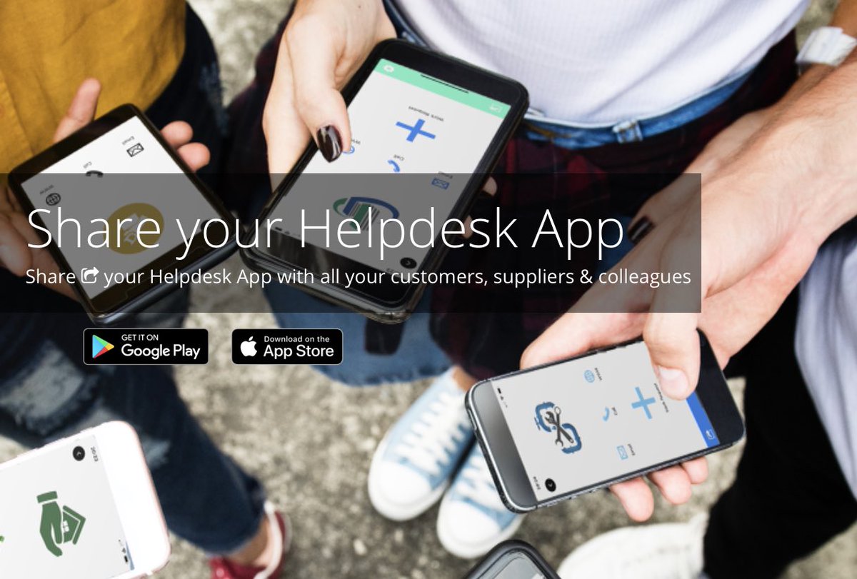 HelpdeskBuilder's tweet image. Visit Google play or the App Store to download your new Helpdesk Builder App for FREE!  It’s FREE to create your new Helpdesk App &amp;amp; share up to 5times-After that it’s only £20 per year for unlimited shares!  Making innovative help desk technology accessible to everyone!#Helpdesks