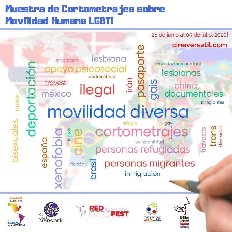 YonatanMatheus's tweet photo. MOVILIDAD DIVERSA. Muestra de cortometrajes sobre Movilidad Humana LGBTI desde el #28dejunio en https://t.co/U3U4Y3BIO1 Organiza: @LGBTIMigranteVe y #CINEVERSATIL  Apoyan: @CoalicionLGBTTI #RedINAV  #RedIberofest CELEBRANDO EL ORGULLO #pride #orgullo  #LGBTIMigrantesVe https://t.co/dPSbBaA792