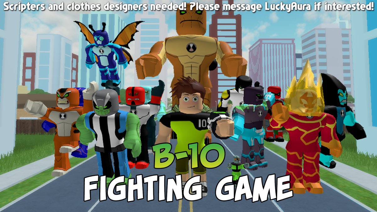 Luckyaura Luckyaurarblx Twitter - how to be kevin 11 in roblox ben 10 fighting game
