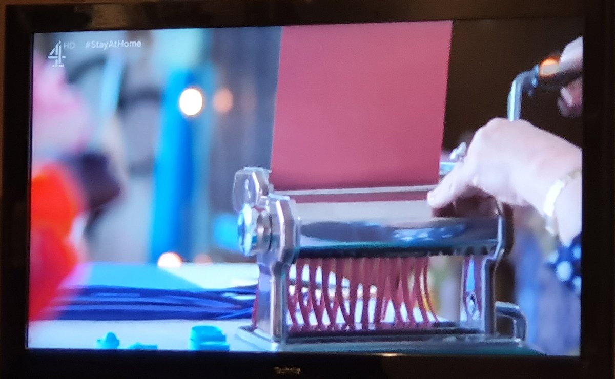 StaceyEBurns's tweet photo. Only been away from nursery a day... and watching @KirstieMAllsopp on Kirstie: Keep Crafting and Carry On. 
Having ideas buzzing around my head.. lol 

Pasta machine to make strips. Bet the nursery kids would love that! 
@GorebridgeEarly 
#KeepCraftingandCarryOn https://t.co/gZFFiStquB