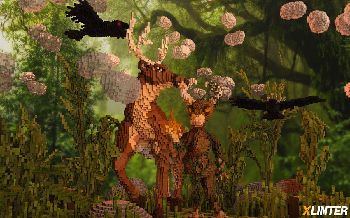 MCElysion's tweet photo. 📢Hello everyone tihs is our team member XLinter's new "Guardian Of The Deer" Organic Project
⚒️Build by:@XLinterMC 
🏗️Built on:@BuildersRefuge 
🔌Render by:@SebJo03MC 
⛓️Other platform links:
  PMC:https://t.co/Qu52lZZ1sv
  
 Behance:https://t.co/4xclpAPkYV https://t.co/ixwxCpHav3