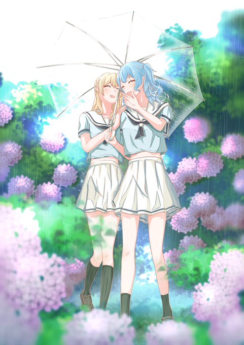 雨の日のかのちさ 