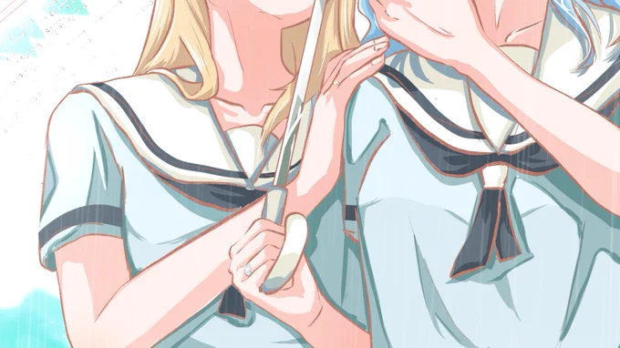 雨の日のかのちさ 