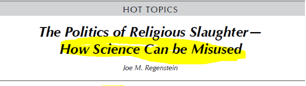 Joe Regenstein is Professor of Food Science at Cornell University. In 2012, he expressed serious reservations about the Gibson/Johnson articles and the experiments they report on: 19.