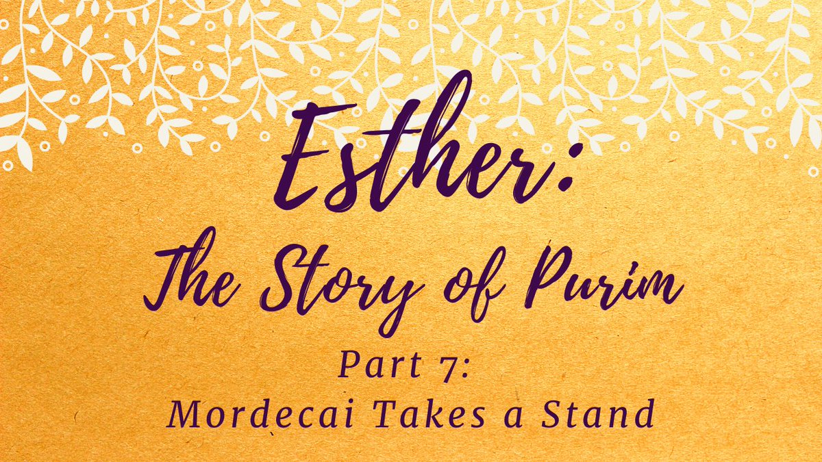 foundedonthebib's tweet photo. Esther Part 7- Mordecai Takes a Stand
https://t.co/bWRvSXevhK
#foundedonthebible,#christianvlog,#christianblog,
#devotional, #QueenEsther,#Esther,#BookofEsther,
#HamantheAstrologer,#Mordecai,#freebibleresource,
#freechurchresource https://t.co/PPetpLedDX