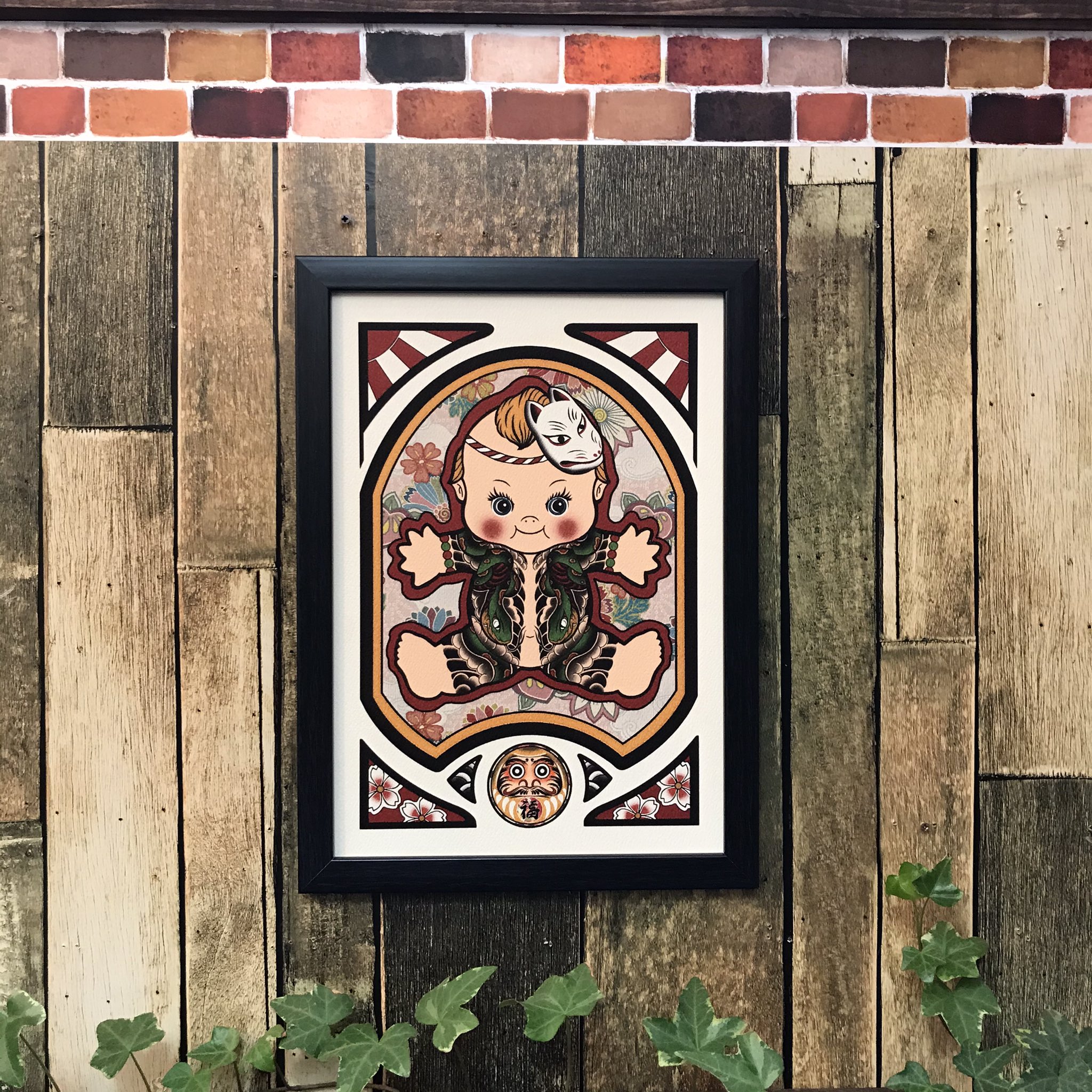 qcomic 尾九 刺青キューピー画 イラスト 刺青 キューピーちゃん 和彫り T Co T10rivgega Twitter