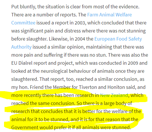 ...And by now DEFRA Secretary George Eustice MP in a House of Commons Westminster Hall debate in November 2014...  https://www.theyworkforyou.com/whall/?id=2014-11-04b.166.031.