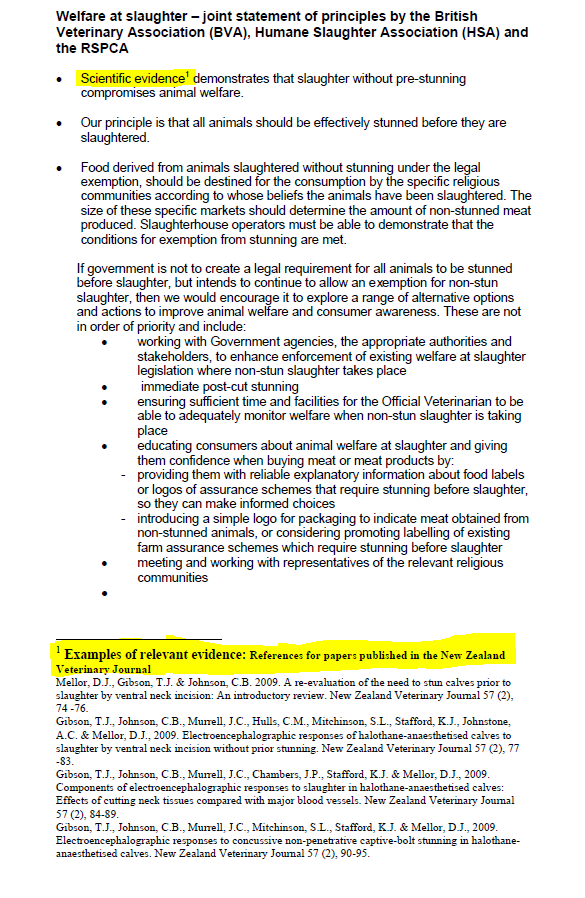 @HSAOffical  @BritishVets and  @RSPCA_Official presented those articles as, so to speak, gospel truth. They give no indication of the weaknesses of those articles. They make no reference to the criticisms made by  @DrTempleGrandin, Prof Joe Regenstein and Ari Zivotofsky.28.