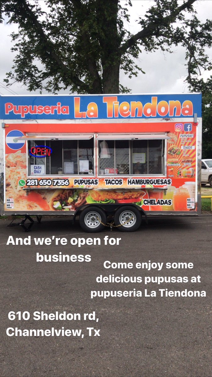 Genry_2022's tweet photo. Plz come buy some delicious pupusas. 100% salvadoreñas. My mom has put a lot into this, and I’m sure you’ll enjoy them. The addy is 610 Sheldon rd, channelview, Tx. Please retweet🙏. https://t.co/pxUH4e6fXG