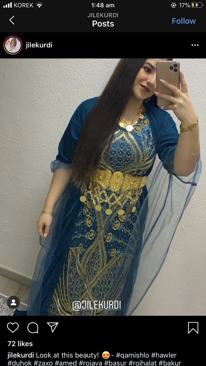 @/jilekurdi on instagram, beautiful Kurdish dressed both for renting and for sale. Based in Holland