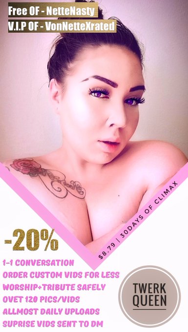 💎-20% sale at Vonnettexrated💎 https://t.co/rcJR9vm5q7 (normally $12/Now $8.79)  LOOK AT THE PICTURE FOR<a href="/tag/twerk"class="tags"><span>#twerk</span></a><a href="/tag/bbw"class="tags"><span>#bbw</span></a><a href="/tag/goddessworship"class="tags"><span>#goddessworship</span></a><a href="/tag/findomme"class="tags"><span>#findomme</span></a><a href="/tag/joi"class="tags"><span>#joi</span></a><a href="/tag/twerkqueen"class="tags"><span>#twerkqueen</span></a>