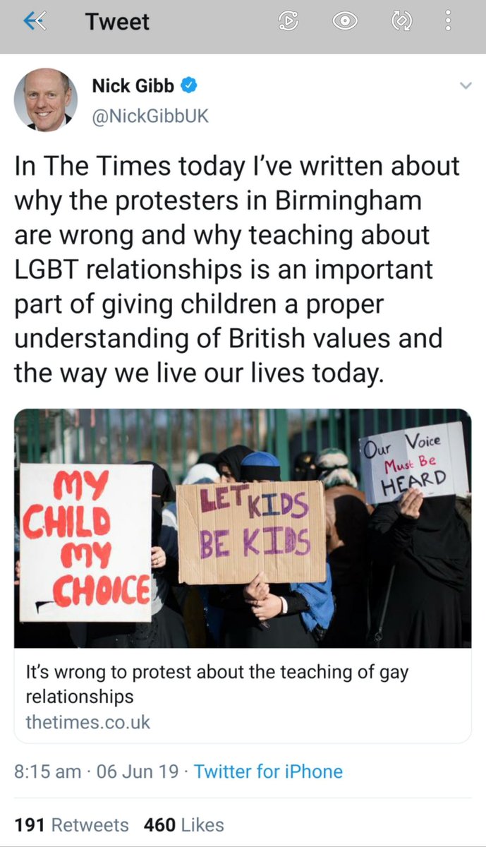 Whats acceptable view to hold What progressives wantErase right to belief & raise your kids in your own values, a Human Right Teaching gay people & relationships existIS not the same as celebrating, usualising/normalising at 4 years oldTactics used so underhand  #Equality