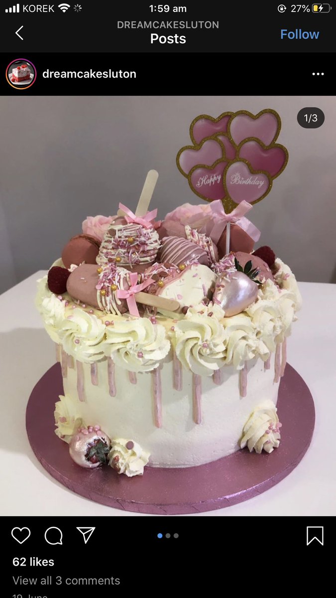 @/dreamcakesluton , based in the UK! Super cute cakes
