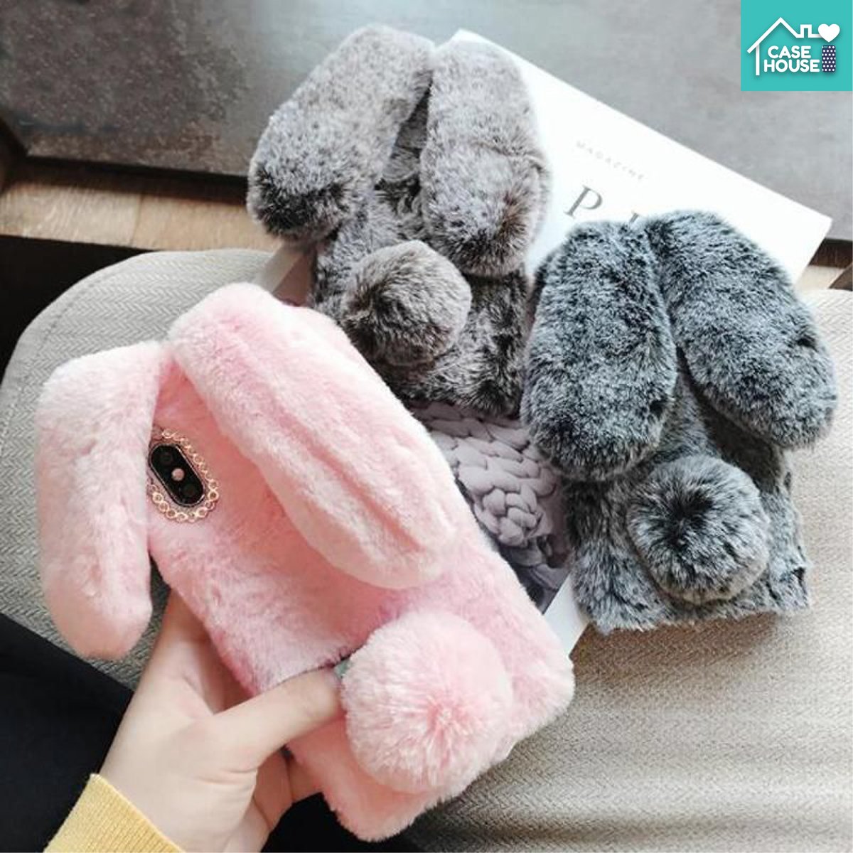 CaseHouse4's tweet photo. Llegó el invierno 🥶y #TeamCaseHouse trae a Perú la nueva colección😍 “Rabbit Ears Warm”.🐰
#CaseHouse #Smathphone LR https://t.co/9WuGg8fPIw