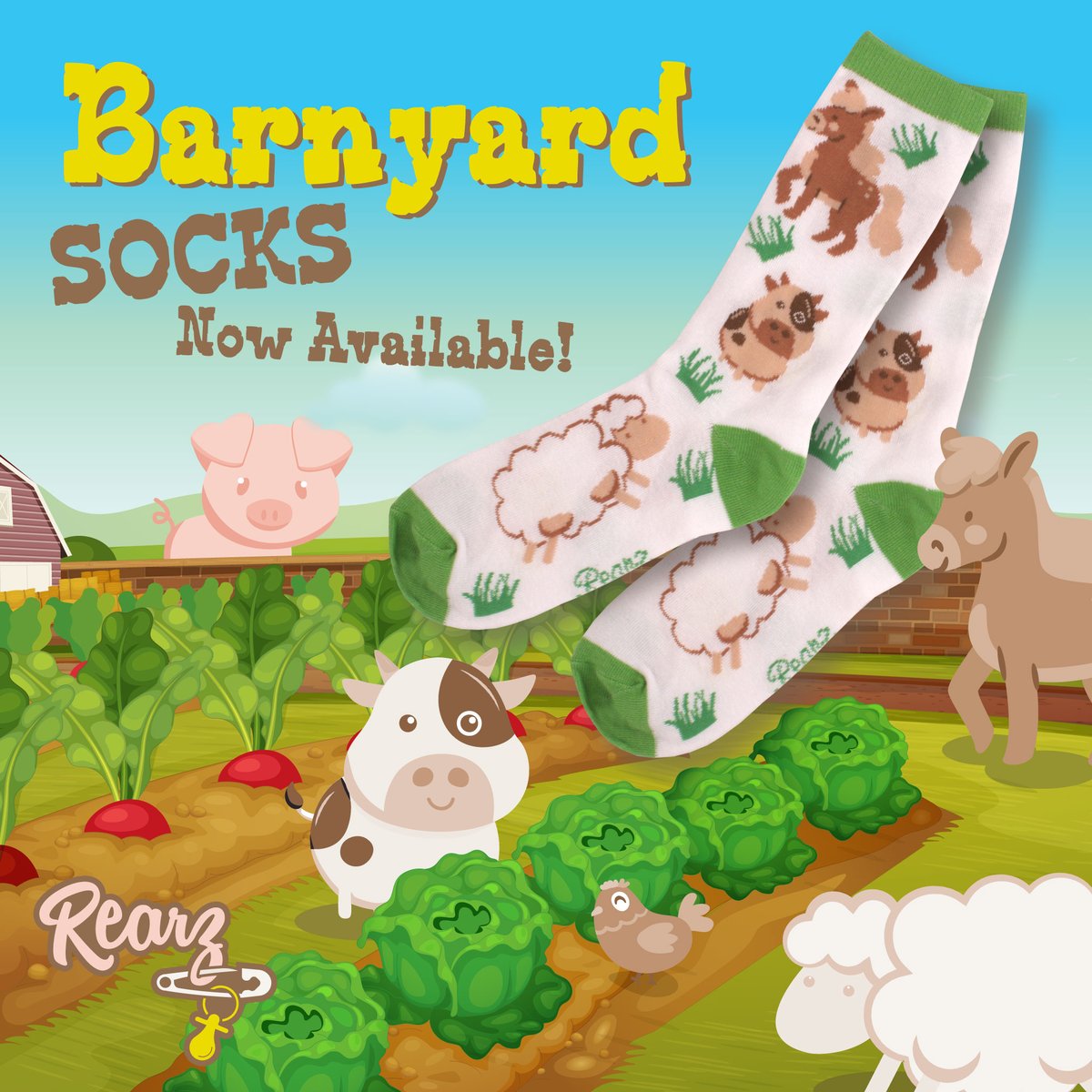 RearzInc's tweet photo. Barnyard Crew Socks Now Available - https://t.co/GS64FcQoin

#rearz #rearzclothing #rearzsocks #adultdiaper #abdlclothing #abdl #littlegear #abdlsocks #abdlgear #abdlcommunity https://t.co/FMLsoB1QAe