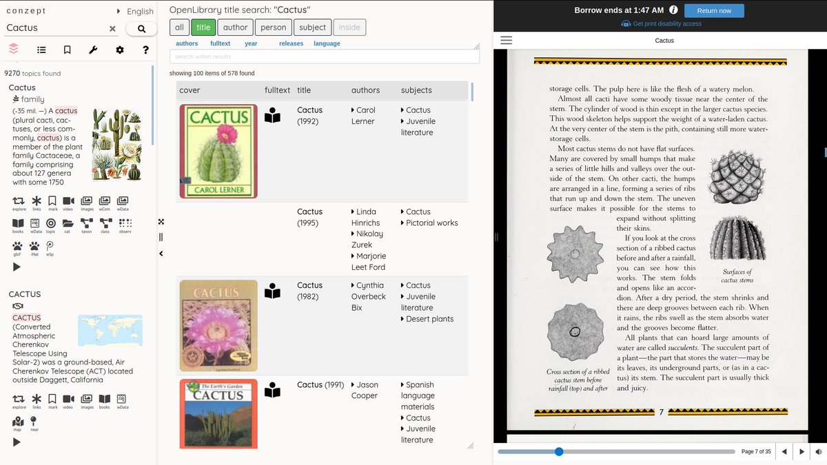 conzept__'s tweet photo. https://t.co/IJuyzX7y4V with @openlibrary search integration (WIP). #openlibrary #conzept #library #search https://t.co/XviZDdZD10