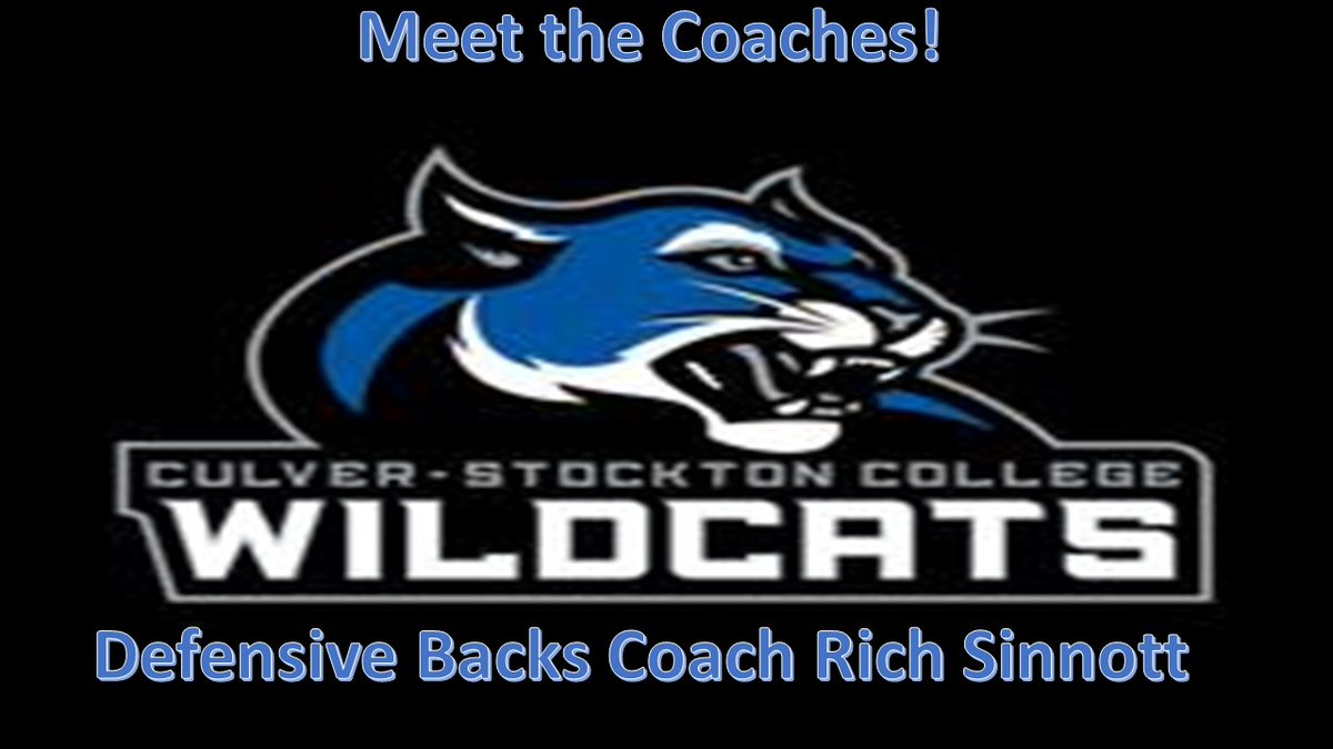 CoachCutshaw's tweet photo. @CSCwildcatsFB proudly presents Episode 3 of Meet the Coaches with Defensive Backs Coach @Rich_Sinnott ! I can say a lot of great things about him but the 'stache is EPIC!  #RestoreTheRoar 🏈🐾🔵⚪️⚫️

WATCH: https://t.co/cc6Vzcli4H https://t.co/CFmVp74dnJ