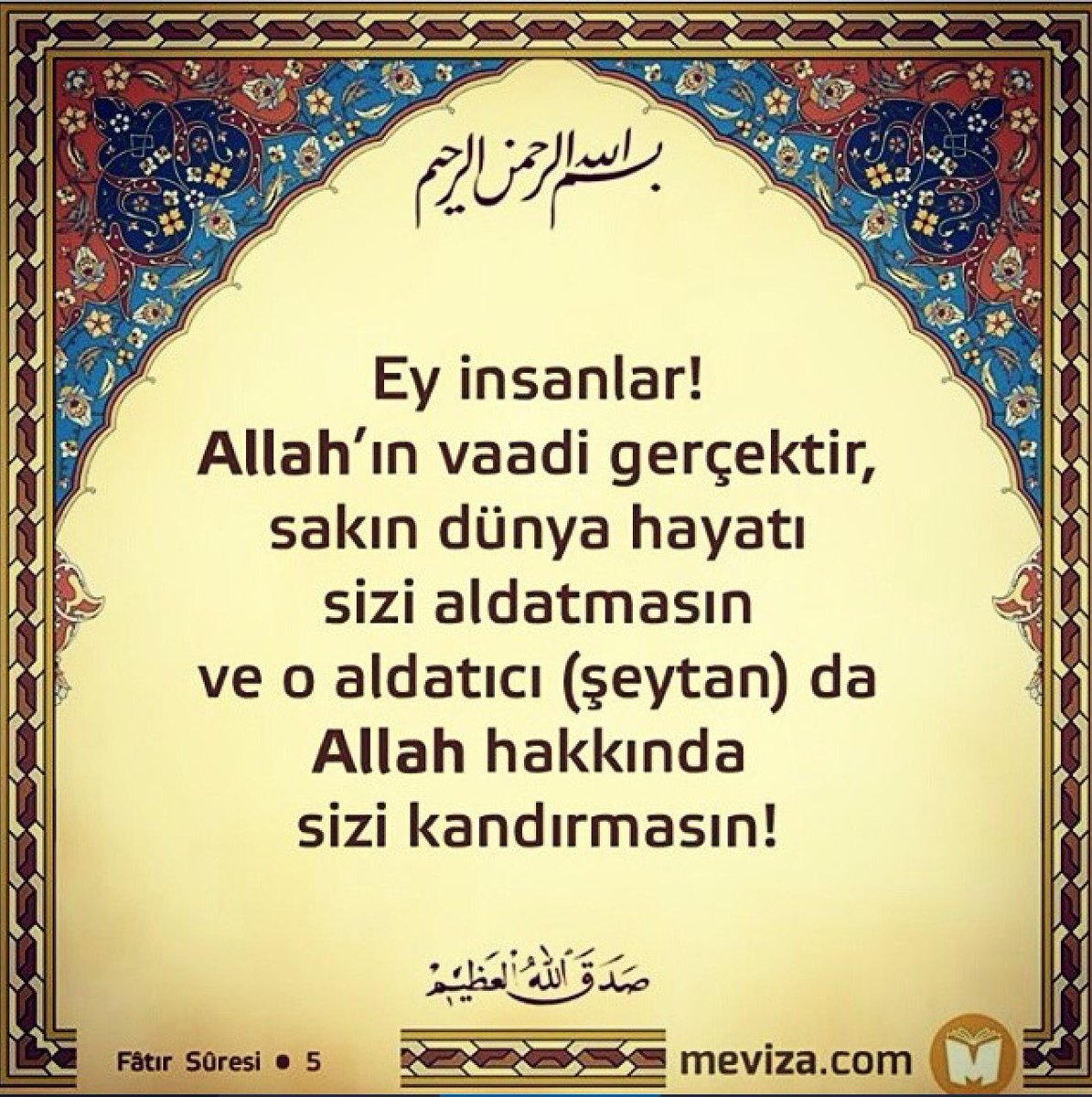 Yüce Allah'ımız gaflet uykusundan uyandır.