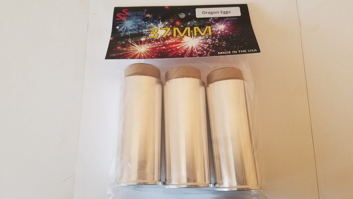 gum_gully's tweet photo. New Product: Dragon Eggs==>> Signal Source 37 MM Dragon Eggs Live Rounds. Get 'EM! https://t.co/AuiOhGyT28
#dragonEggs #SignalSource #37mmLauncher https://t.co/Ar9z4Vtc3l