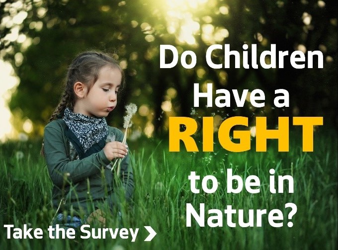 Do you think children have a 'right' to be outside in nature? Complete our brief survey (<5min) exploring a Seattle Children’s Outdoor Bill of Rights. #ChildrenInNature #NatureIsEssential #COBOR 
Survey here: fal.cn/38RwP
For more info: fal.cn/38RwO