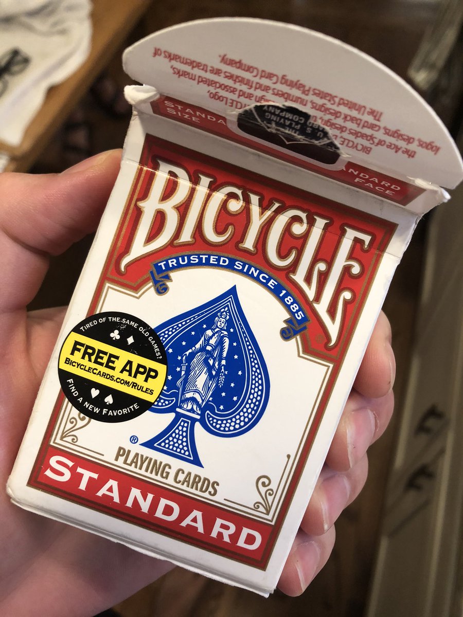 JimmLF's tweet photo. if Euchre hasn’t warped your deck of cards you’re not from the Midwest https://t.co/Atn8NRKE10