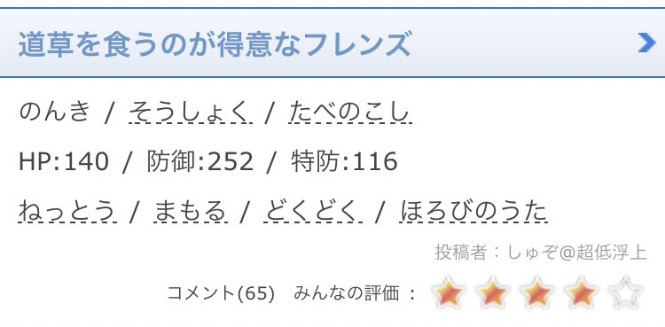 ゆにふる みずパでマリルリ使おうと育成論参考にしようとしたらフレンズいて思わず笑ったw