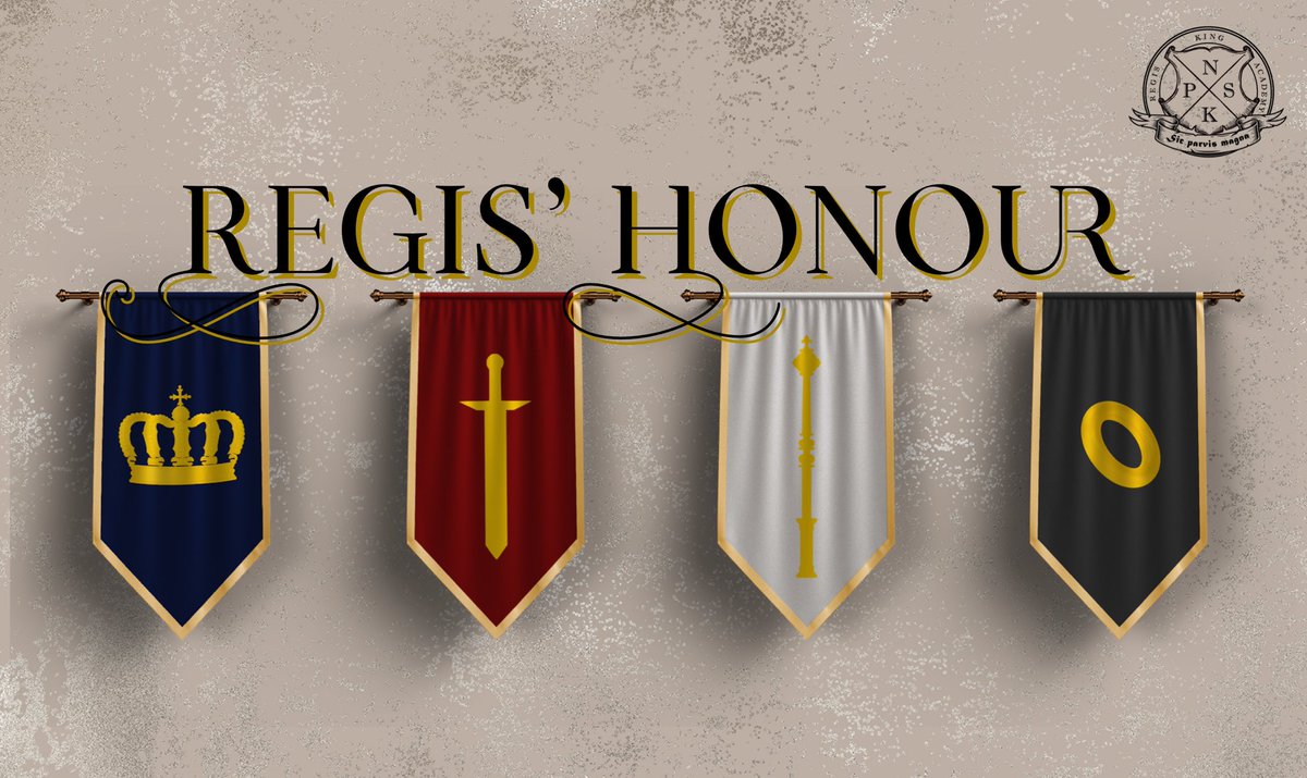 REGIS_KACADEMY's tweet photo. ⠀ ⠀ 

                              - ♕ -
        ธงเกียรติยศ แห่ง โรงเรียนพระราชา https://t.co/eay98z43wW