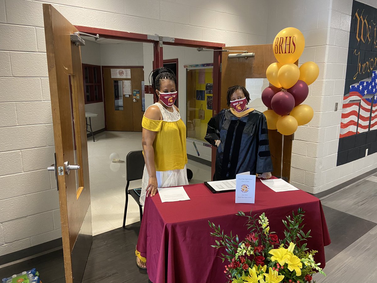 BRHS graduation took place on the portico but thanks to those behind the scene.