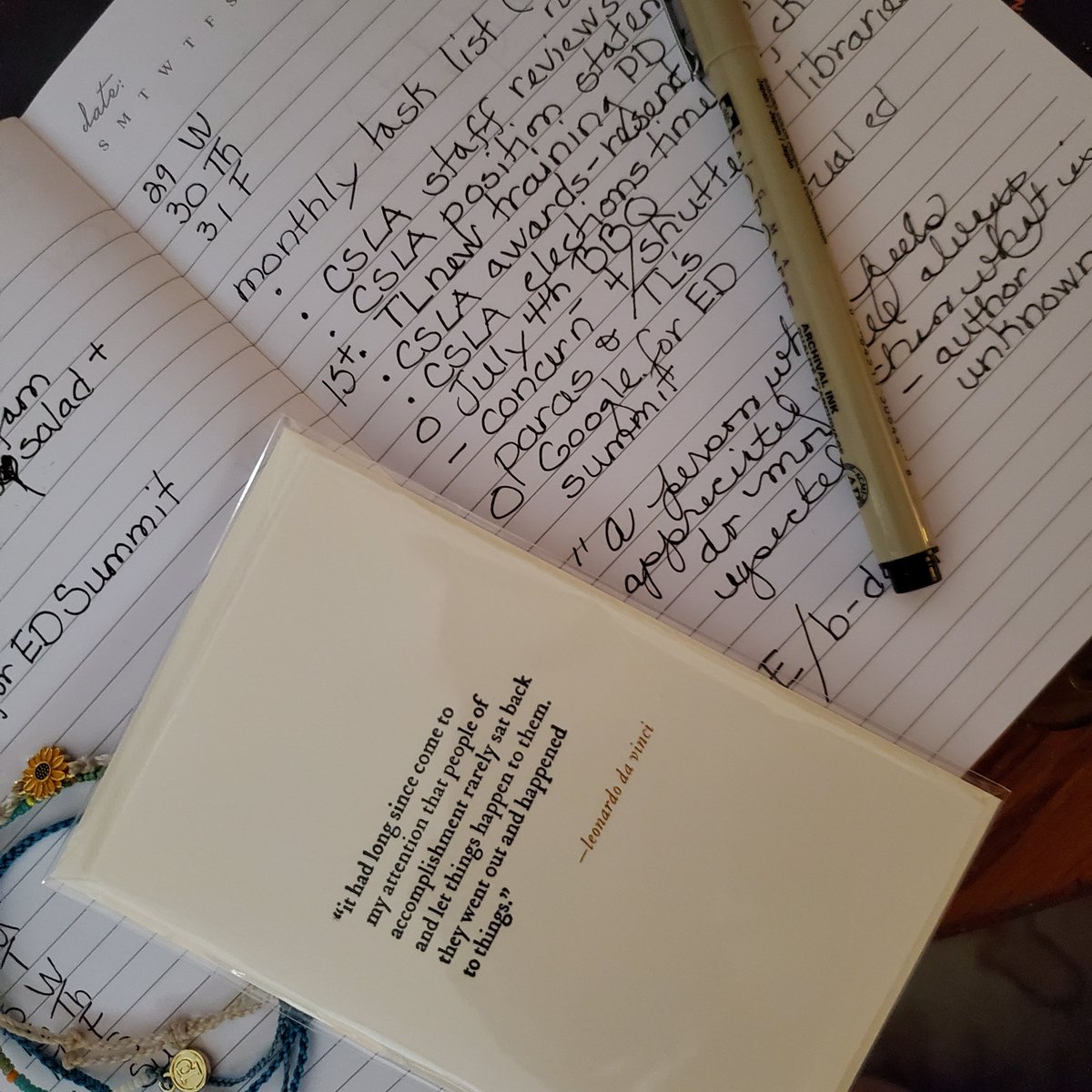 krs814's tweet image. My bullet journaling begins. #CALIBchat