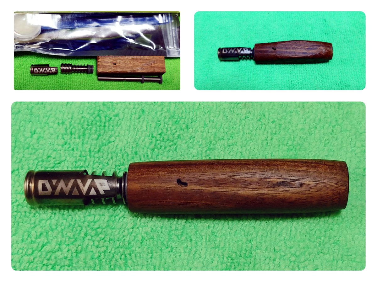 Mar35x's tweet photo. ダイソーの「ハンドサンダー用　木工サンドペーパー」で段階的に仕上げて、キット付属のワックスを塗ったら、まぁまぁいい感じになった🤠
ザラザラでボコボコだった木材がきれいに変化したのだけど、写真が下手すぎて伝わらない…
#DynaVap
#MakersKit https://t.co/w4Uxa4xSkE