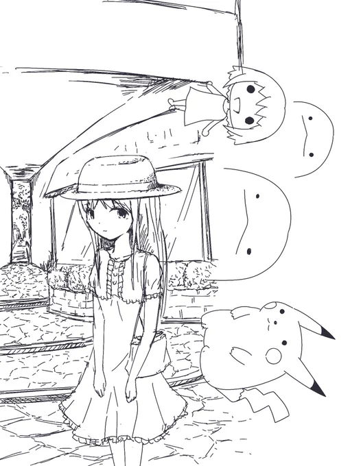 キャスりながら描いてた絵はこうなりました
本当は楽器配信もやろうと思ってたのですが、こちらも機材トラブルで出来ず。。。?? 