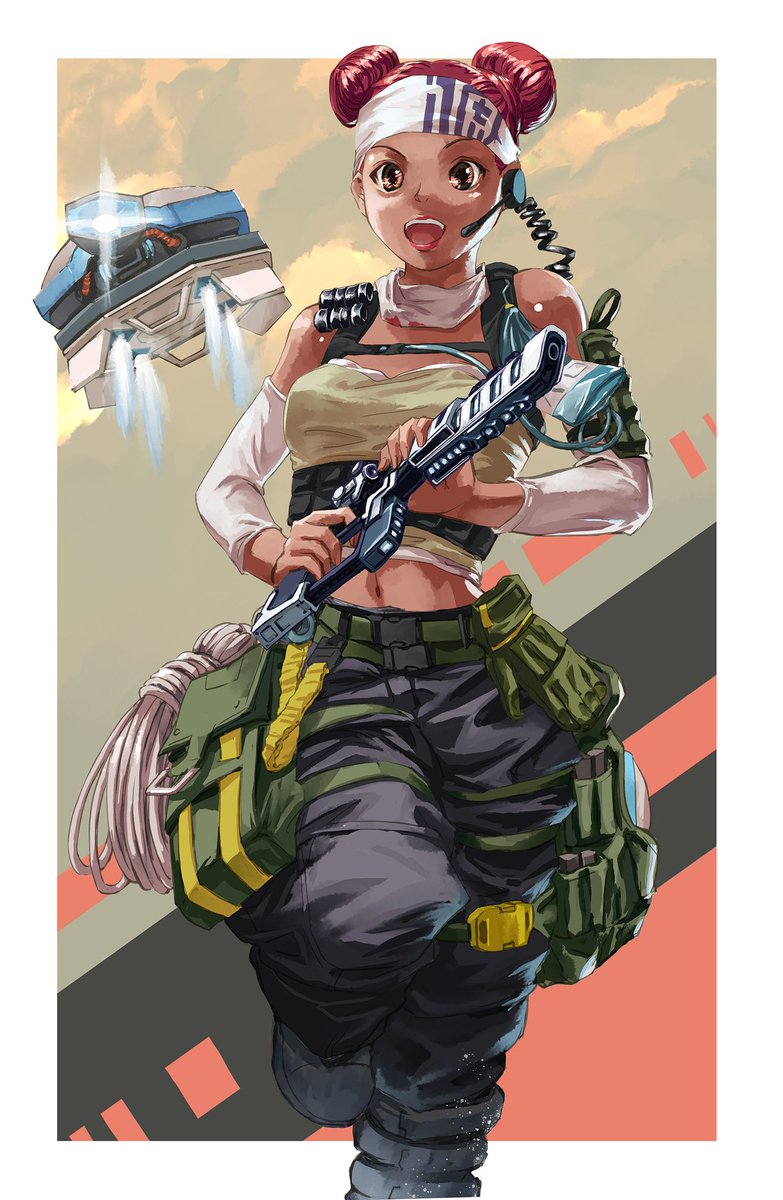 Fili リクエストの有ったライフラインちゃんです この子は難しかった 絵描きのお仲間募集中です 絵描きさんと繋がりたい 梅雨の創作クラスタフォロー祭り 初夏の創作クラスタフォロー祭り Apex イラスト ライフライン T Co Azyuumitce