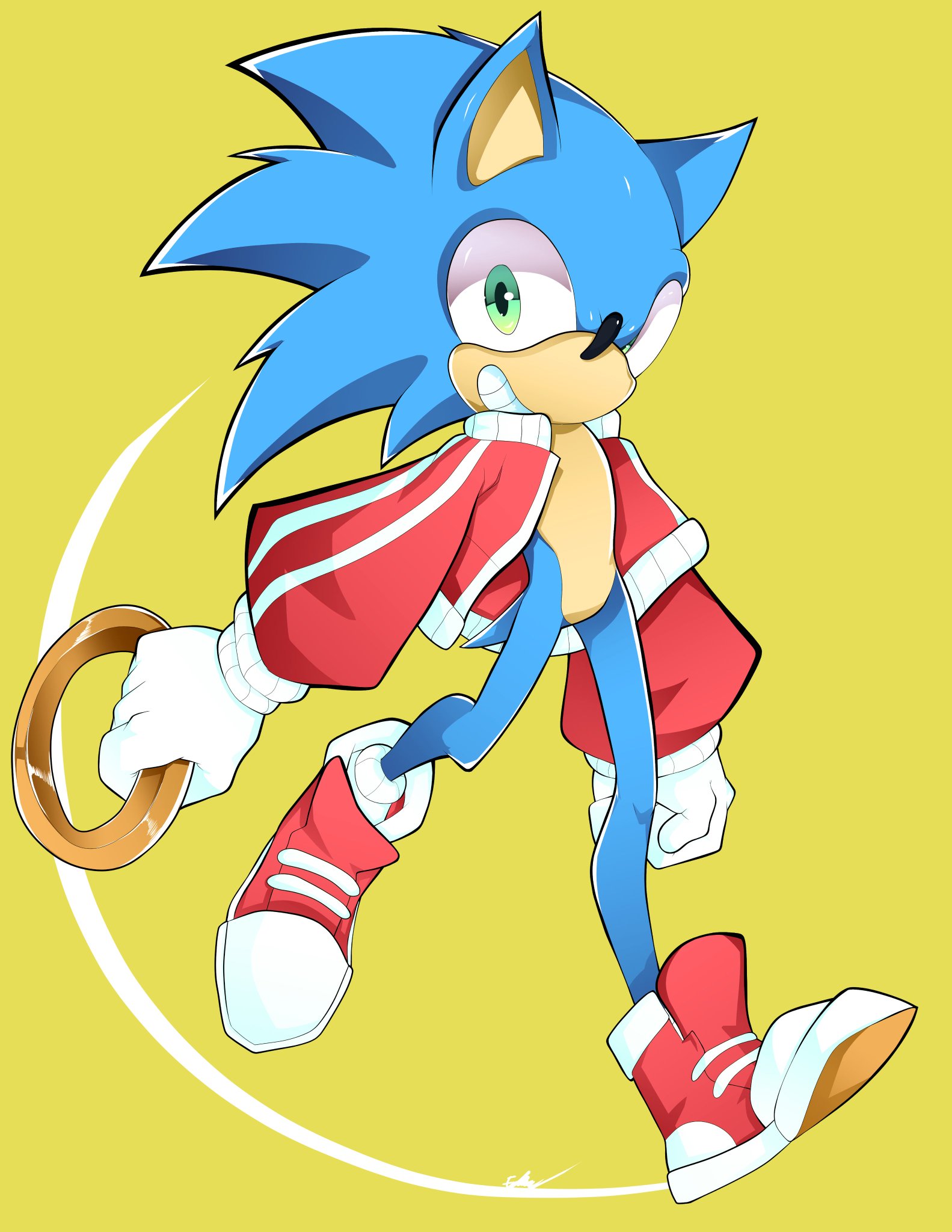 sonic fanart by Freshyellow - Pixilart