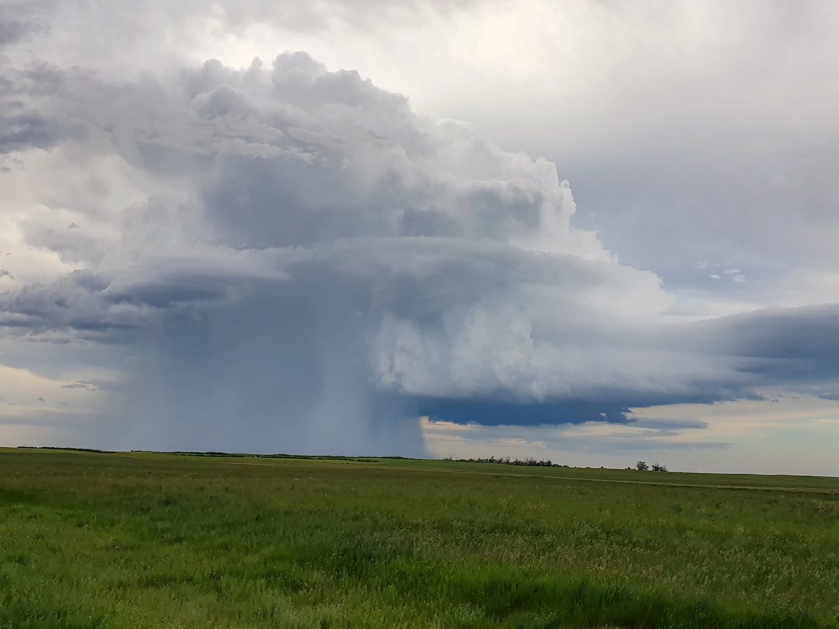 Whoa beautiful rainfree base and core on the storm near Lisieux, SK 7:45pm #skstorm