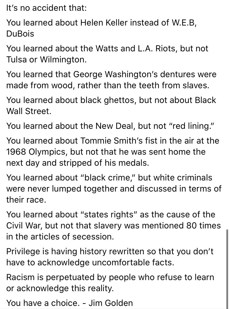 zardubs's tweet photo. my mentor sent me this post from FB so i’m passing it along to y’all. if you still don’t understand, you’re choosing not to listen https://t.co/rudtHRKUGk