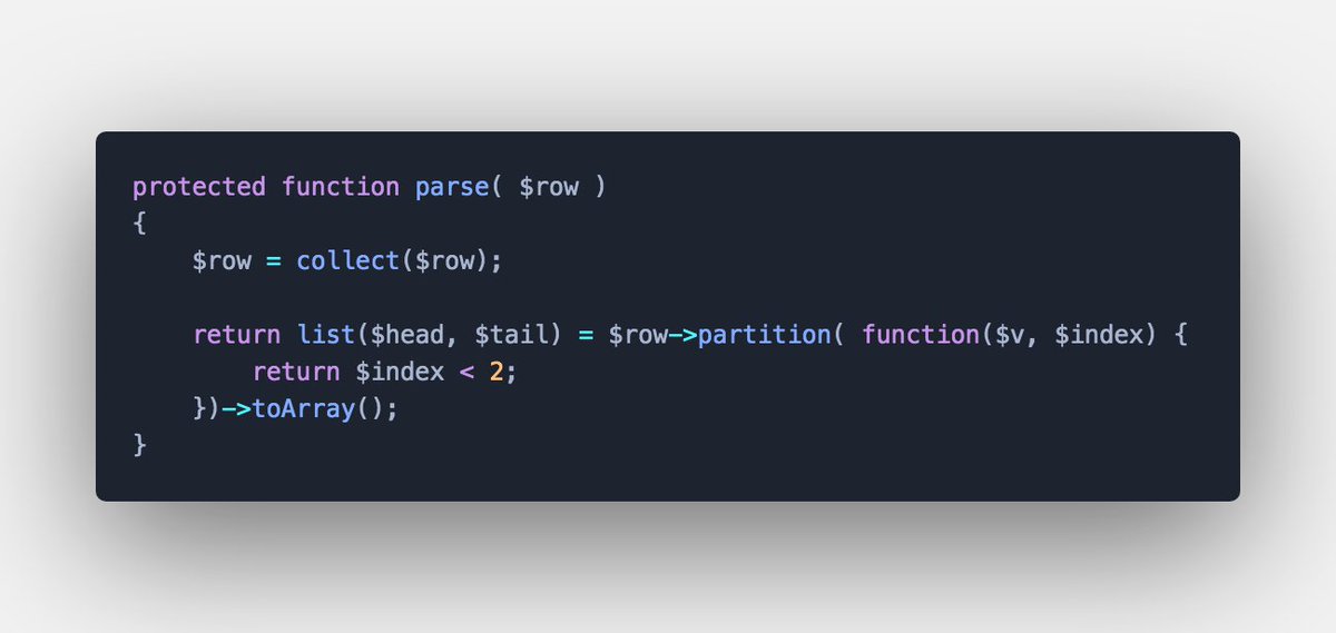 anselmojacyntho's tweet image. Quem fala que PHP é feio não sabe o que está falando.
#php #laravel #laravelcollections