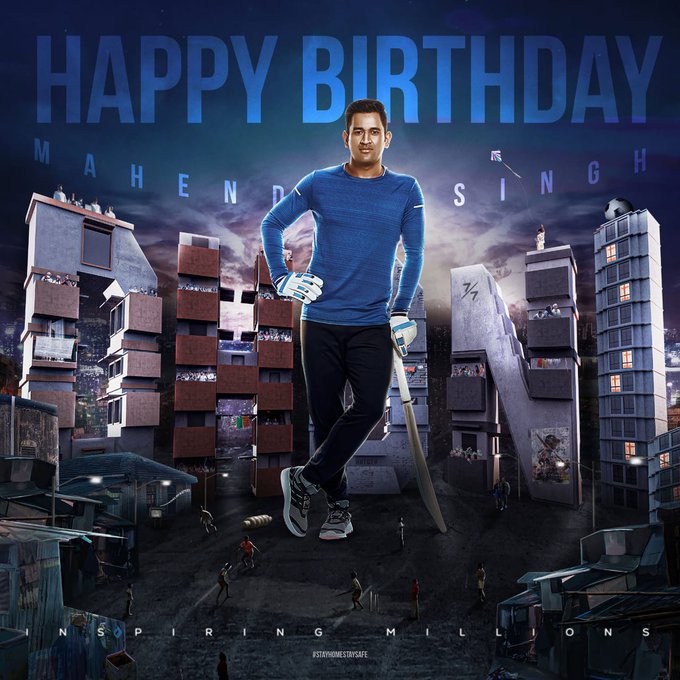 Mahendra Singh Dhoni’s Birthday Celebration | HappyBday.to