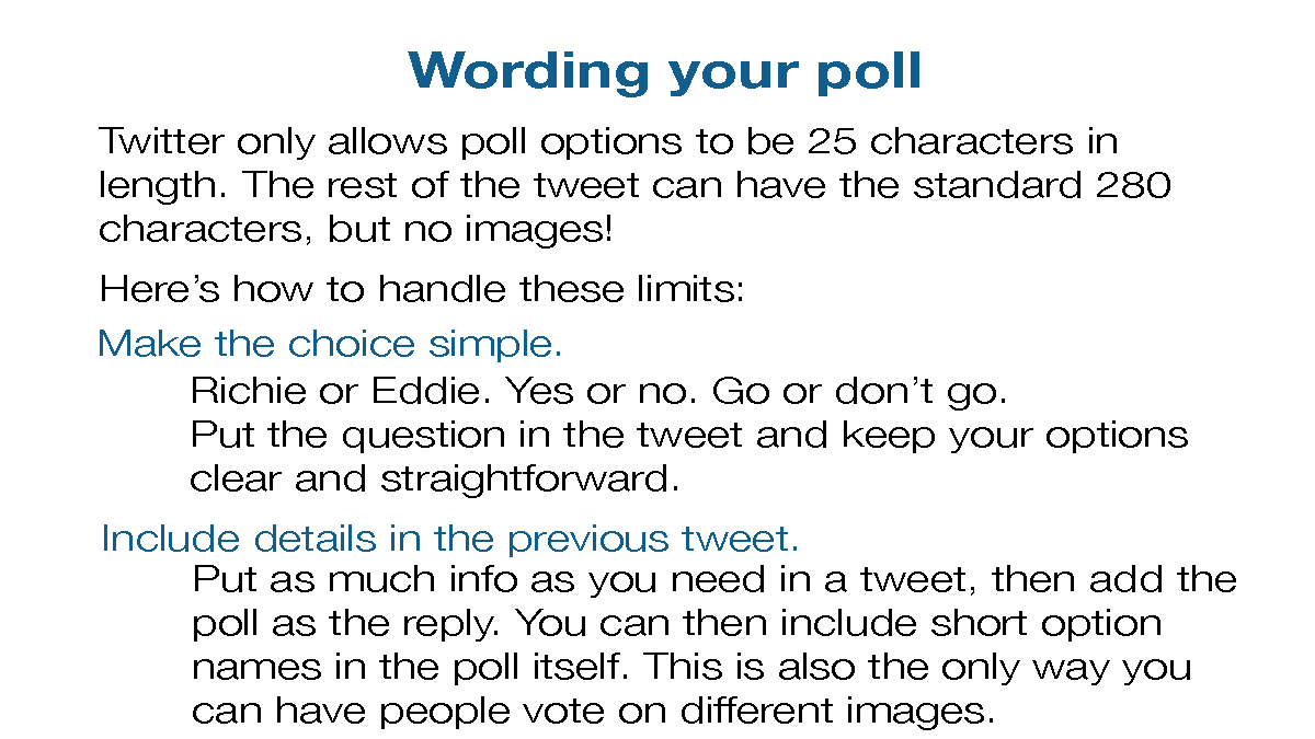 Wording your poll