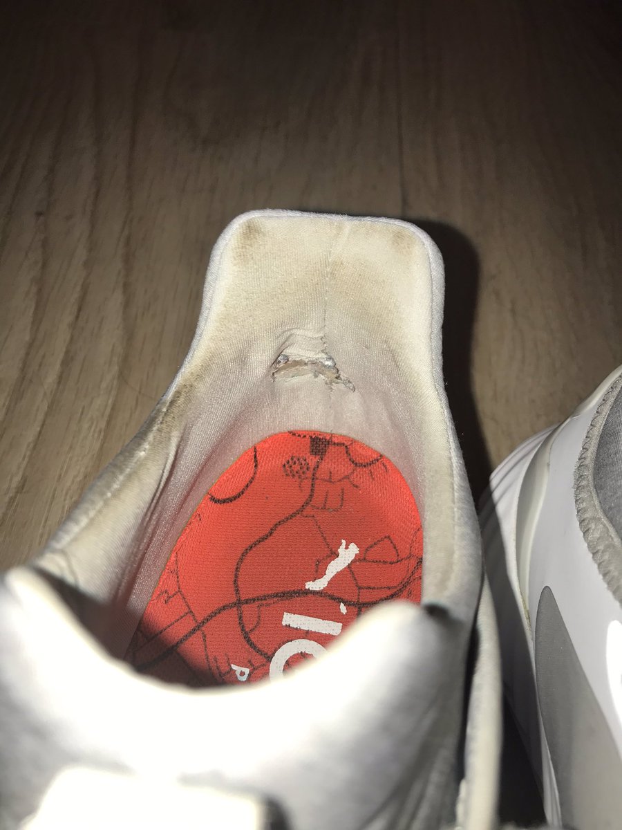 SugKnight16's tweet photo. @PUMAGolf used these for about 10 rounds this year and the back heels are already falling apart. Can we get a warranty replacement for a new set of wheels!?!? https://t.co/x3E4BS5vmo