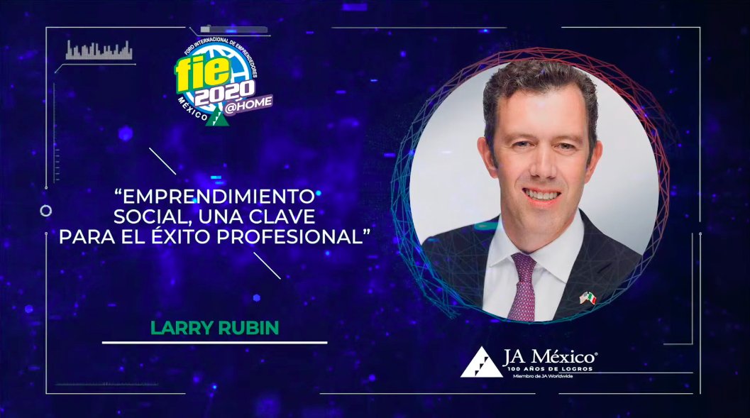FIEMexico's tweet photo. Para iniciar el #DíaLINDE en el #FIEHome, los participantes se conectaron a nuestra conferencia: "Emprendimiento social, una clave para el éxito profesional" por Larry Rubin 🎖 @Lindemexico 

Disfruta de esta conferencia en: https://t.co/t7hCG7Y5nQ https://t.co/6aKW1poJ26