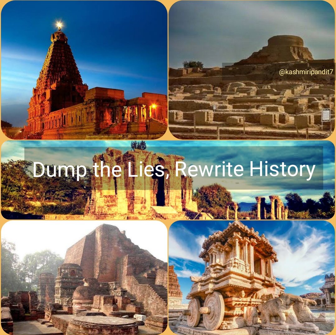 They.. - Glorified Mughals - Propagated North South Divide - Embraced Tomb Architecture But Never, - Debunked Aryan Invasion - Spoke of Mass Temple Destruction - Told about Onslaught on Dharma - Promoted Hindu Art Marvels - Eulogized our Ancients Dump the Lies #RewriteHistory