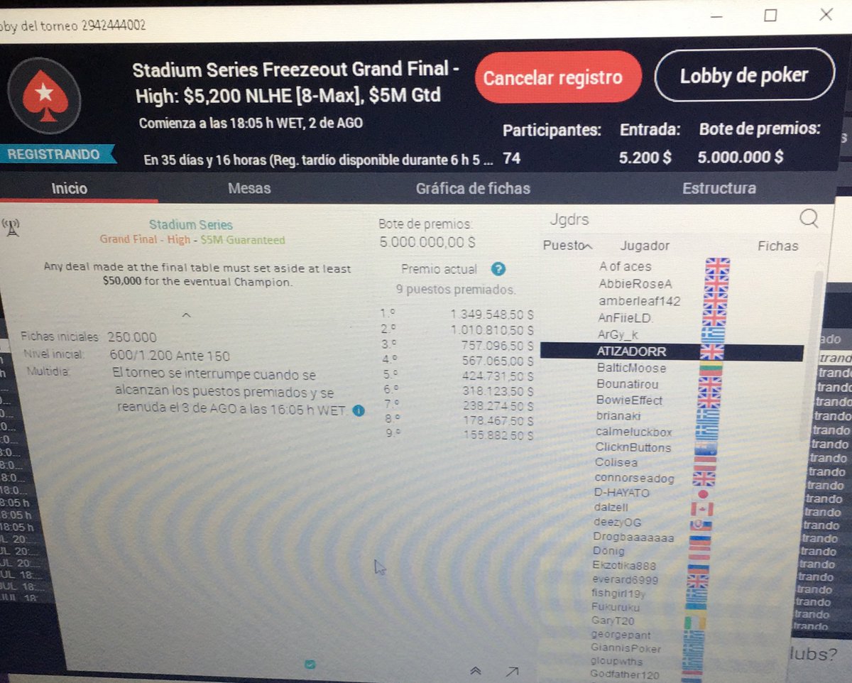 ATIZADORR's tweet photo. Bueno pues ya estaría.. GL me!
@PokerStarsSpain @PokerStarsUK @poker_red @poker10com https://t.co/UU1oALqEJG