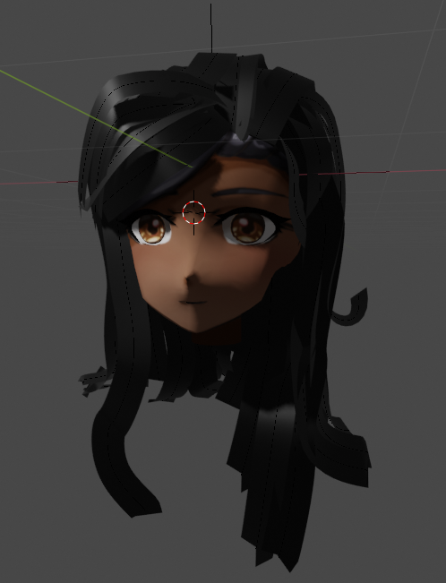 STrivone's tweet photo. head wip from 2d concept
coming along nicely,
next I gotta fix the hair o.o
#b3d #3danime #animemodel #boxmodeling https://t.co/YGqqsSwsw6